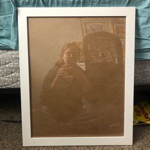 Large White Frame